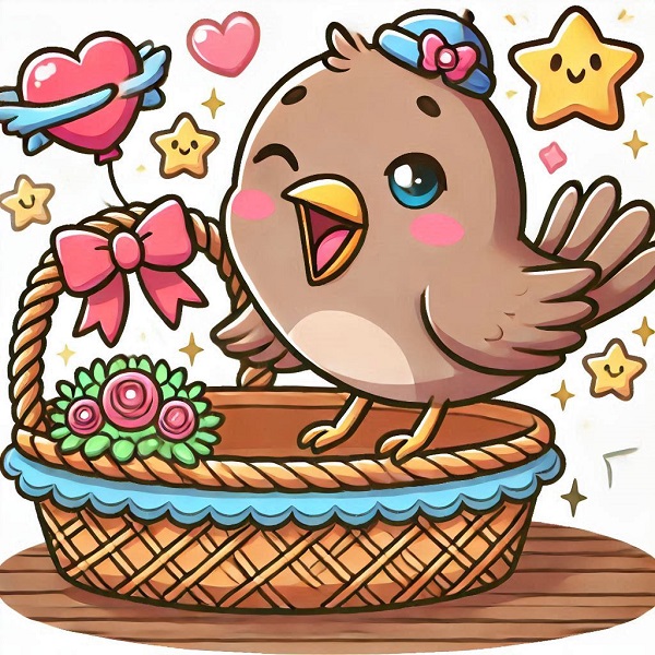 Cartoon Cute Bird Drawing 11