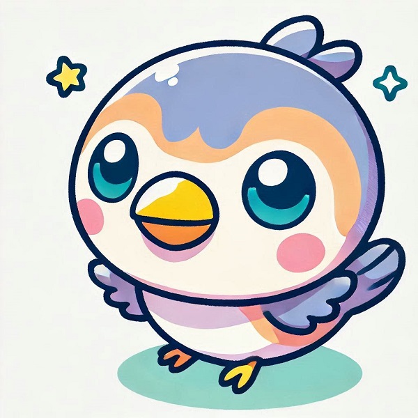 Chibi Cute Bird Drawing 10