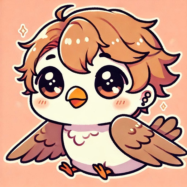 Chibi Cute Bird Drawing 13