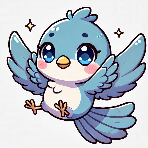 Chibi Cute Bird Drawing 14