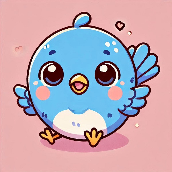 Chibi Cute Bird Drawing 16