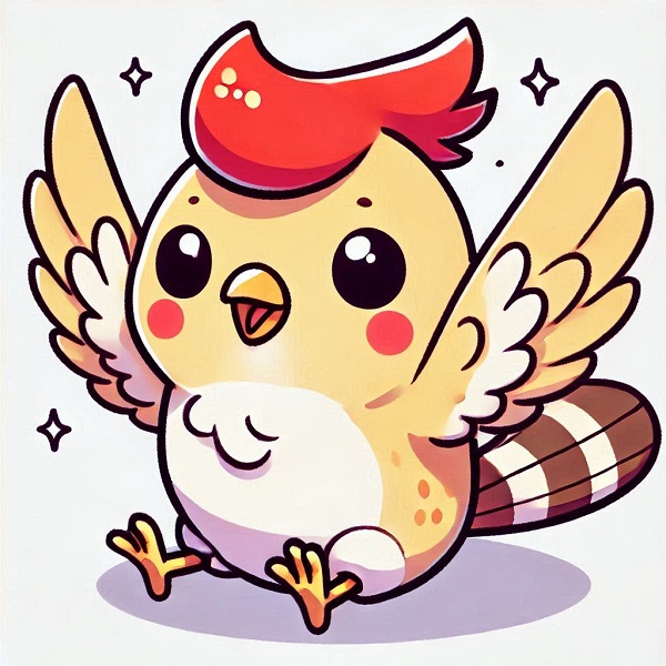 Chibi Cute Bird Drawing 9