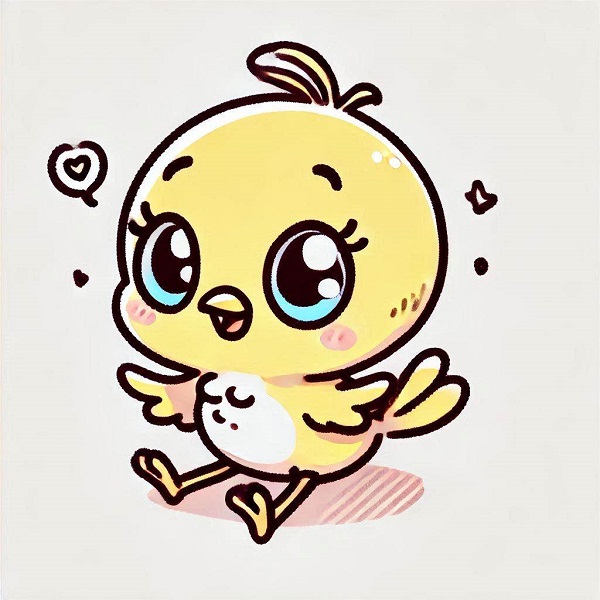 Cute Tweety Bird Drawing 9