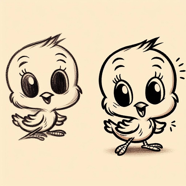 baby tweety bird drawing 2