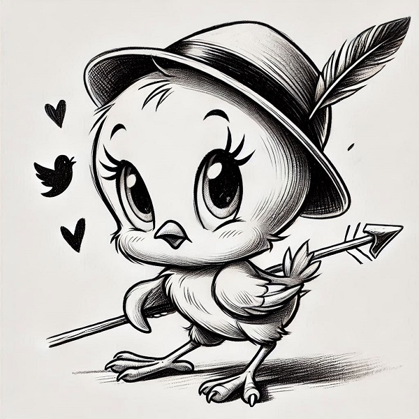 baby tweety bird drawing 5