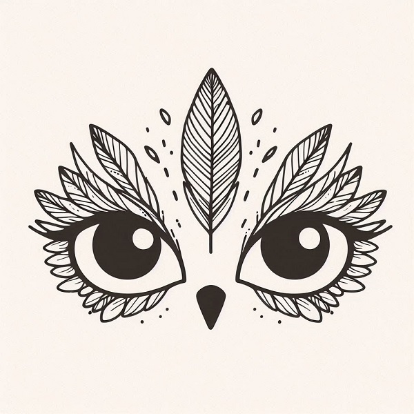 bird eyes drawing 3