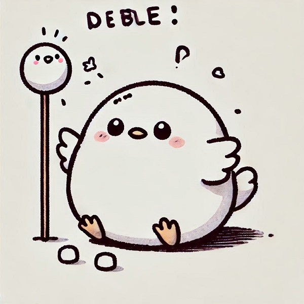 chubby cute bird drawing