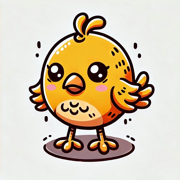 cute angry bird drawing 15