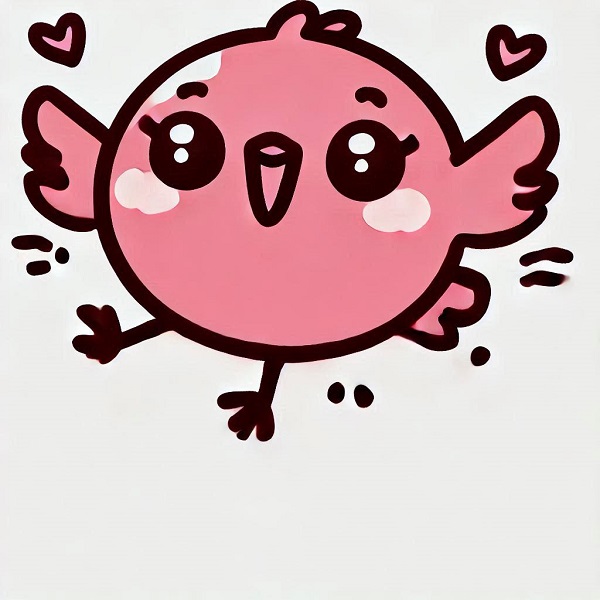 kawaii cute bird drawing 12