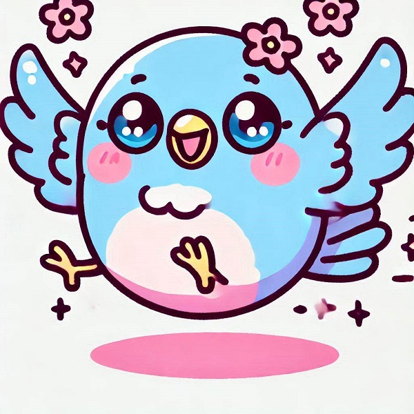 kawaii cute bird drawing 6