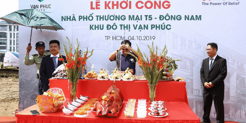 Các bước đầy đủ để thực hiện lễ cúng động thổ