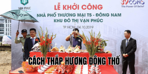 cách thắp hương động thổ